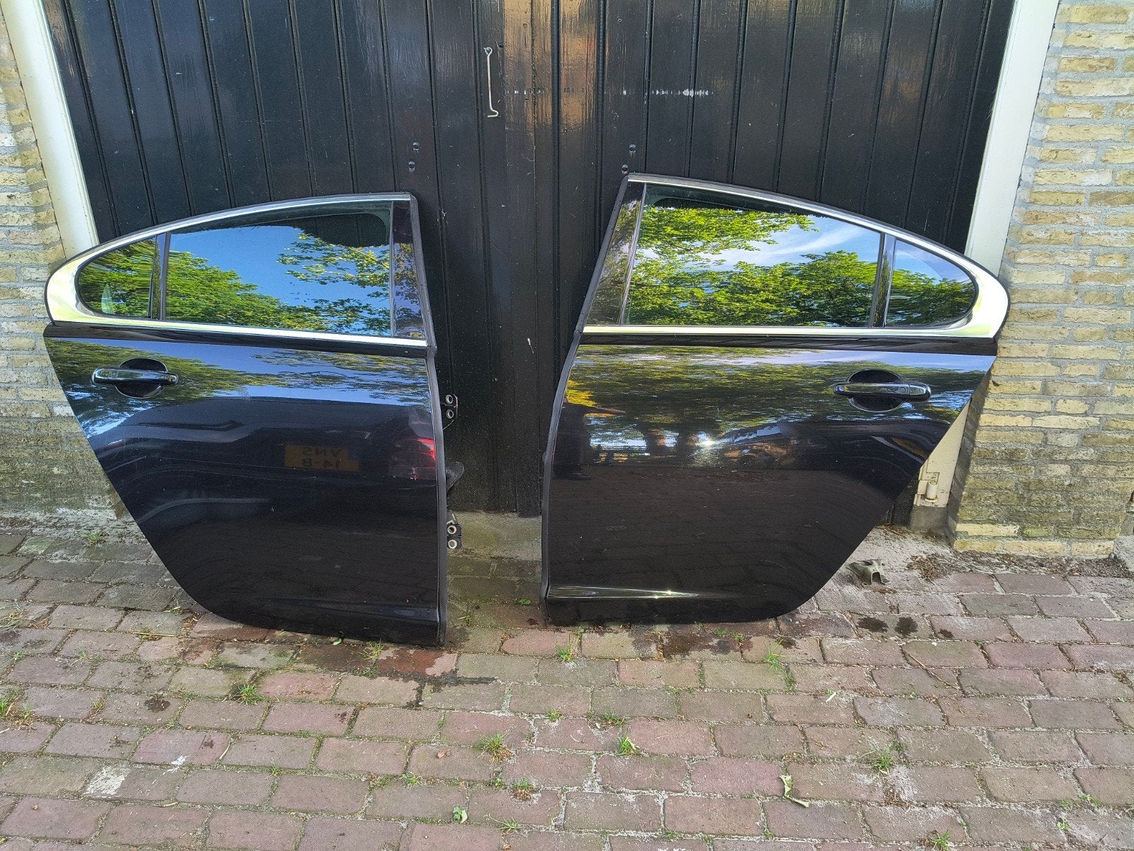 Achterdeuren Jaguar XF X250 Sedan (links en rechts), Gebruikt, Deur, Ophalen of Verzenden, Jaguar