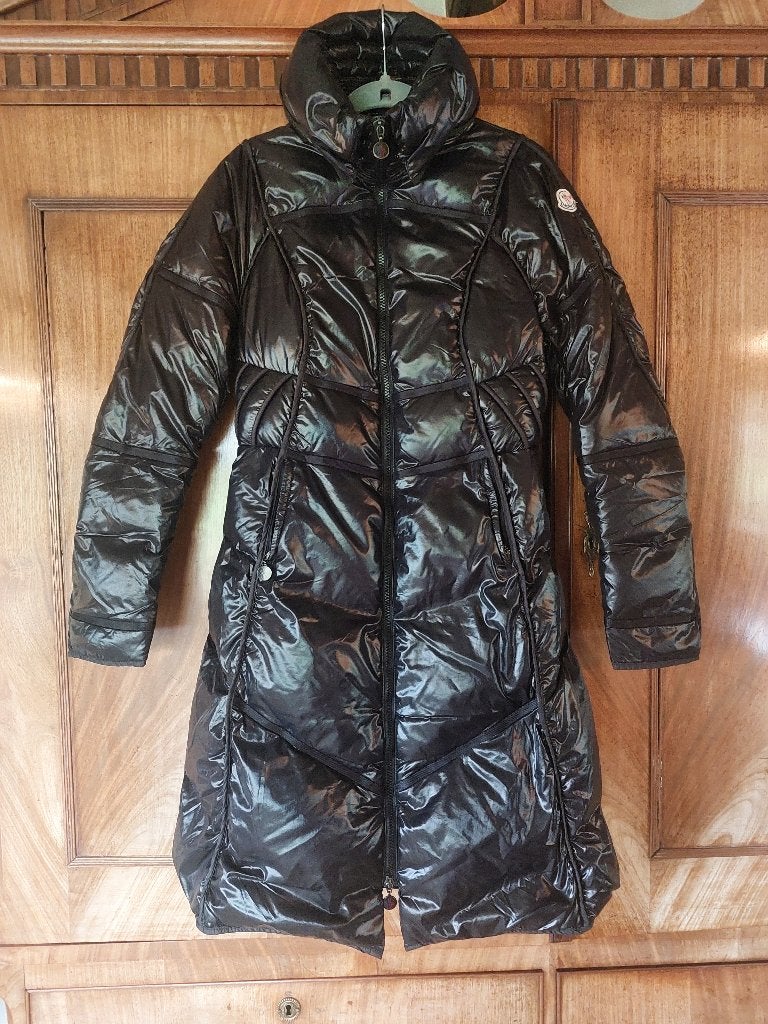Moncler winterjas, Verzenden, Zwart, Moncler, Zo goed als nieuw