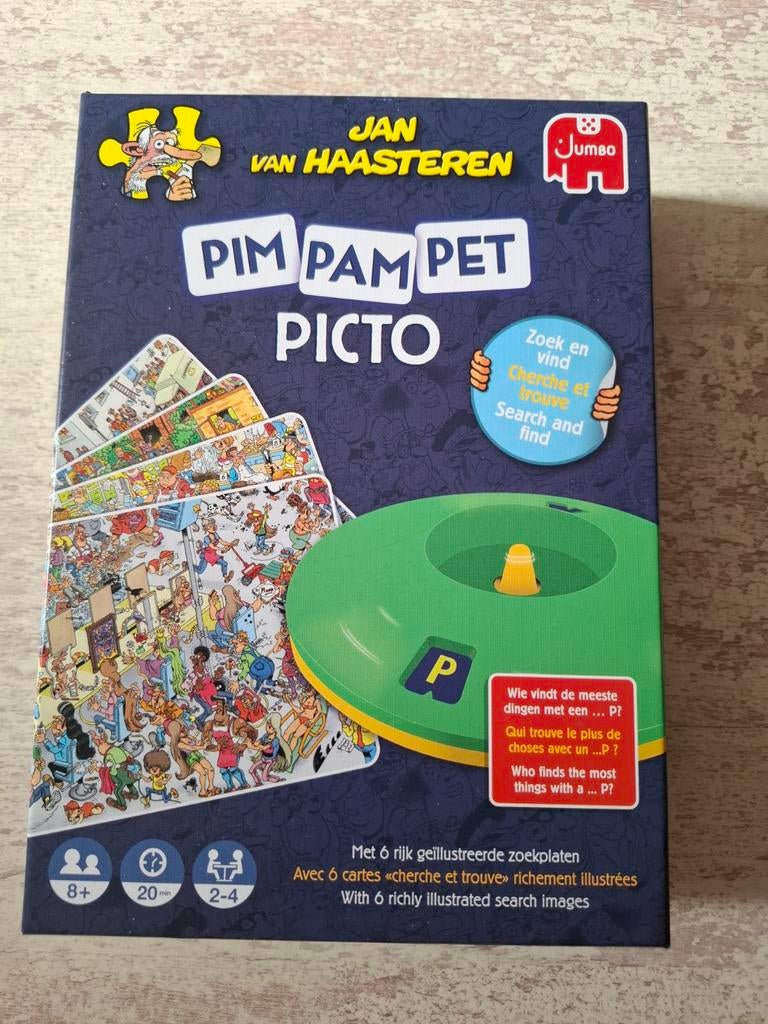Jan van Haasteren Pim Pam Pet Picto - Nieuw, Drie of vier spelers, Ophalen of Verzenden, Nieuw, Jumbo