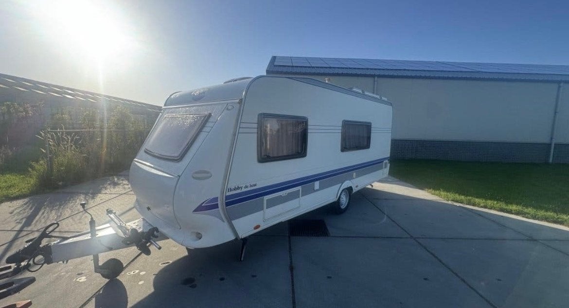 Hobby 520 tmf de luxe easy  2008 mover vloerverwarming, Caravans en Kamperen, Caravans, Rondzit, Hobby, Particulier, 5 tot 6 meter