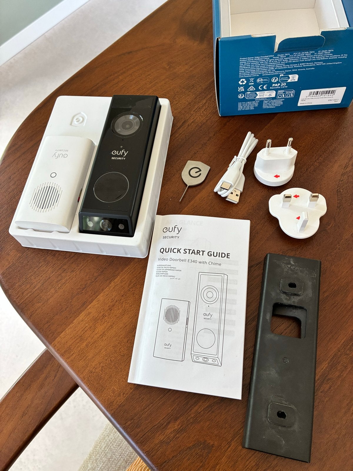 Eufy Security Video Deurbel E340 met Chime - Nieuw, Ophalen, Nieuw, Buitencamera