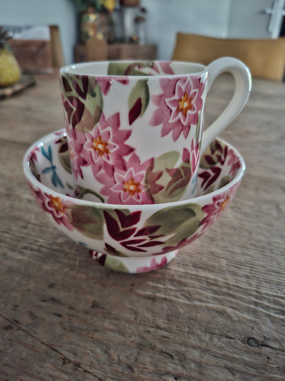 Nieuwe Water Lily set van Emma Bridgewater, Nieuw, Ophalen of Verzenden, Overige stijlen, Kop(pen) en/of Schotel(s)
