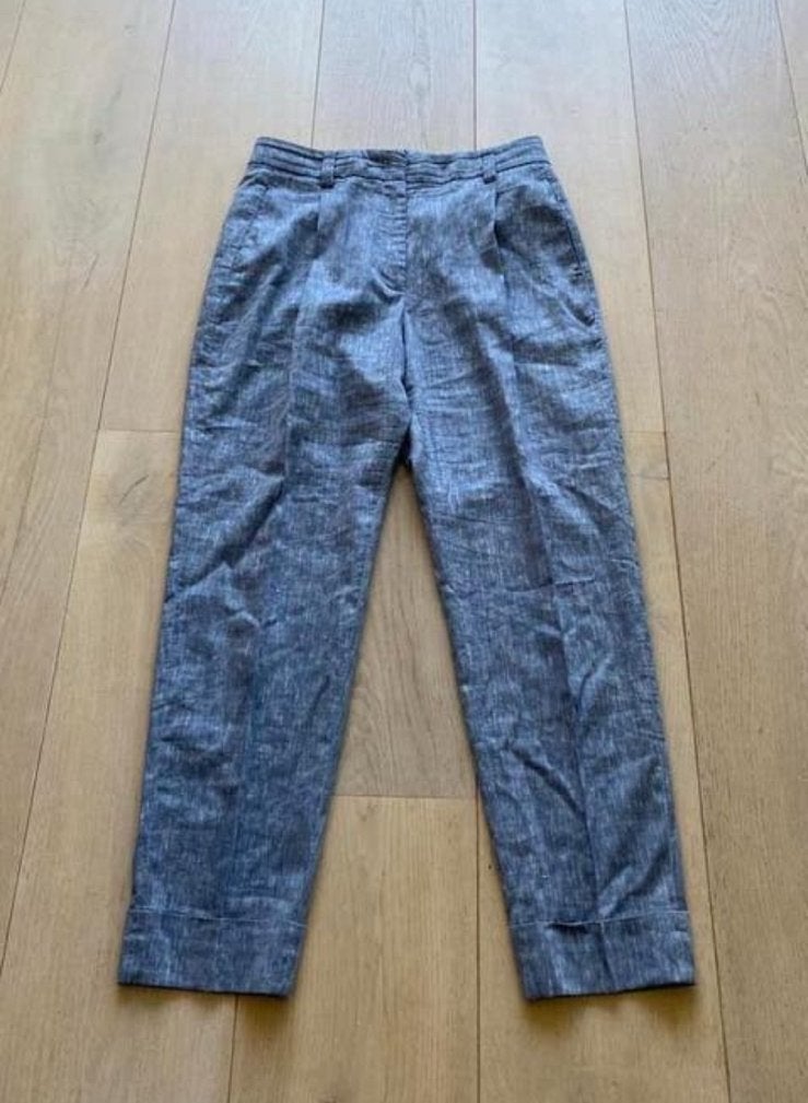 Peserico 46 is 40/42 linnen wol nieuwstaat, Maat 38/40 (M), Blauw, Ophalen of Verzenden, Zo goed als nieuw