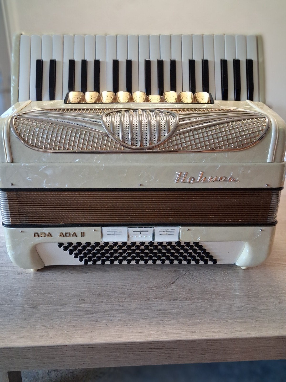 Accordeon,96 Bas,Granada ll ., Ophalen of Verzenden, Gebruikt, Hohner