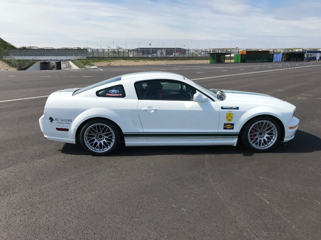 Ford mustang ex Jan Lammers, Achterwielaandrijving, Wit, Handgeschakeld, Particulier