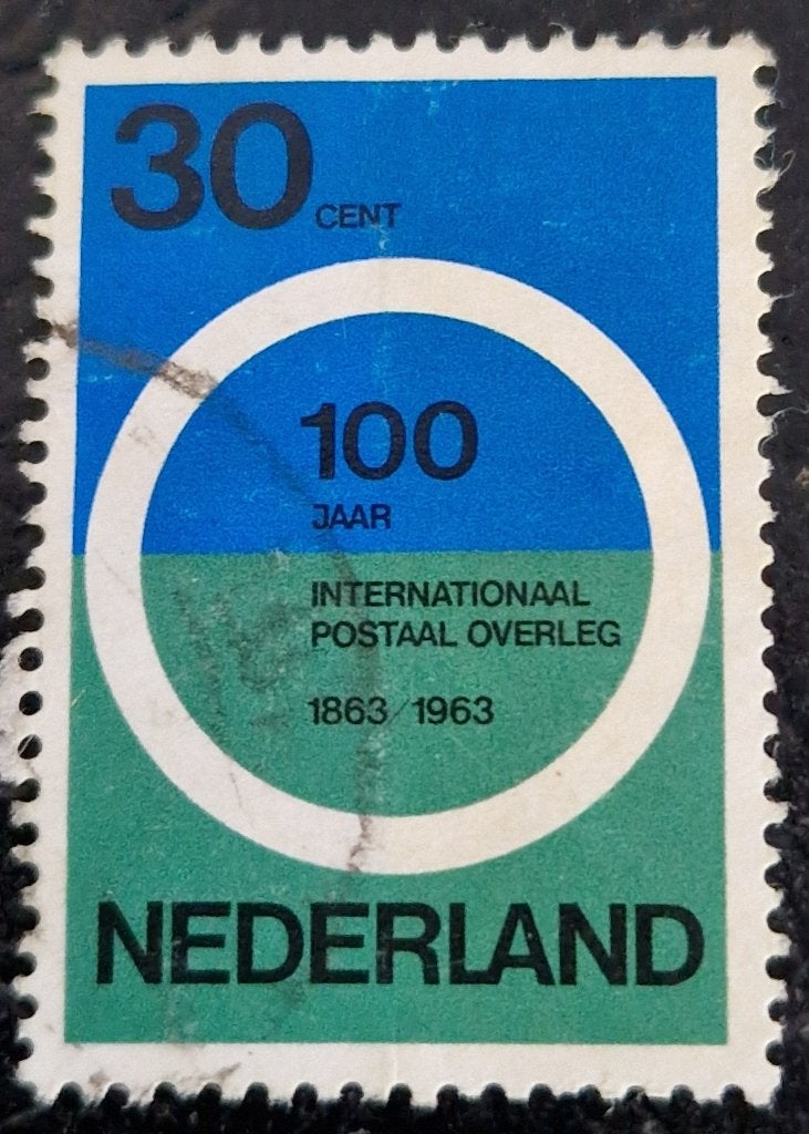 Nederland 1963 - NVPH 791 - internationaal postaal overleg, Ophalen of Verzenden, Na 1940, Gestempeld