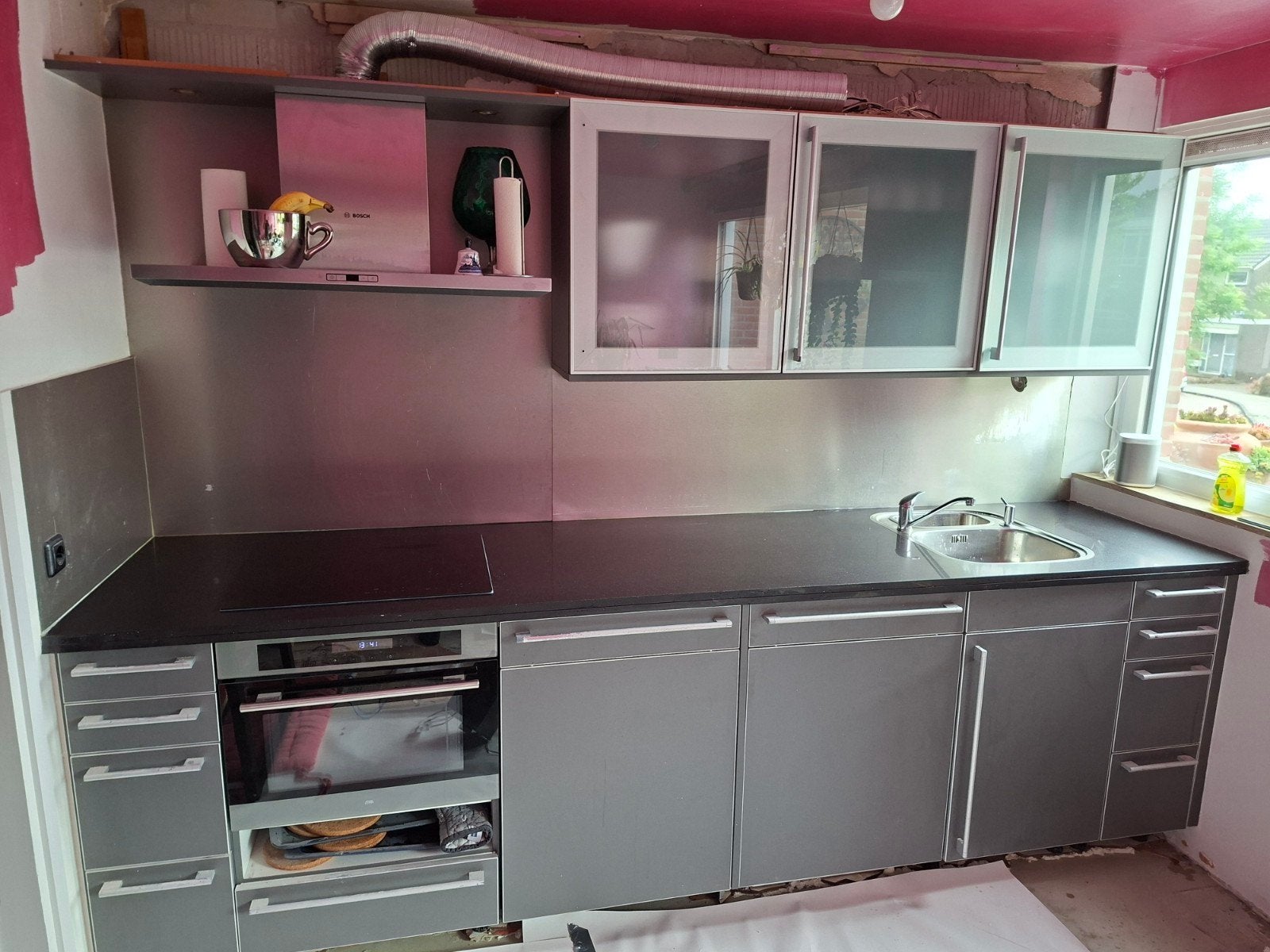 Keuken apparatuur en hardsteen blad, Ophalen, Inbouw, 85 tot 90 cm