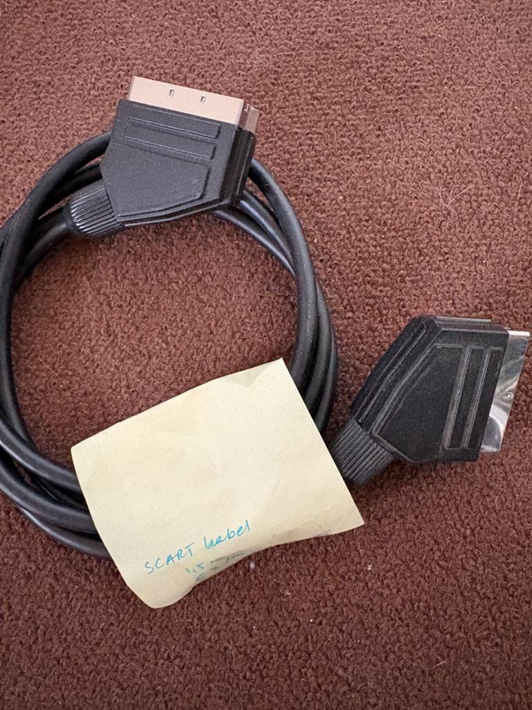 Scart kabel 1,5 meter, Audio, Tv en Foto, Audiokabels en Televisiekabels, Ophalen of Verzenden, Zo goed als nieuw, Minder dan 2 meter