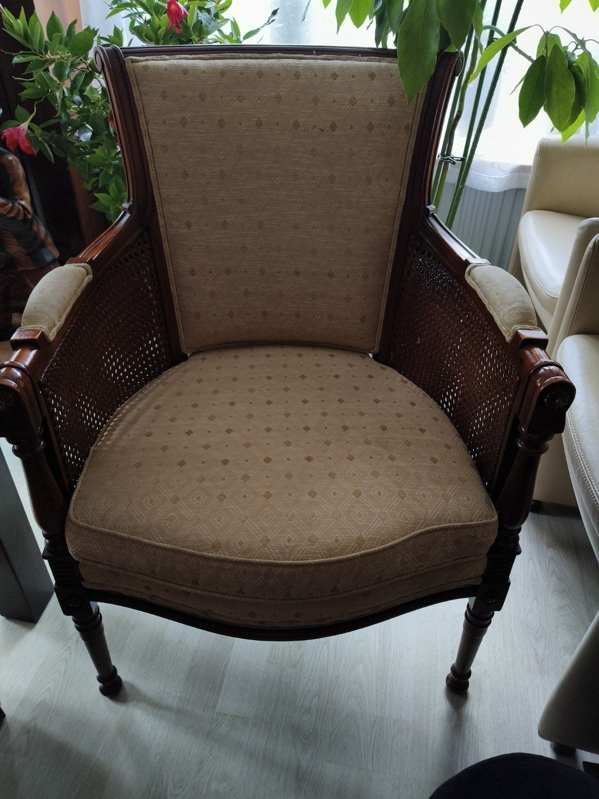 kersenhout stoel/fauteuil, Antiek en Kunst, Ophalen