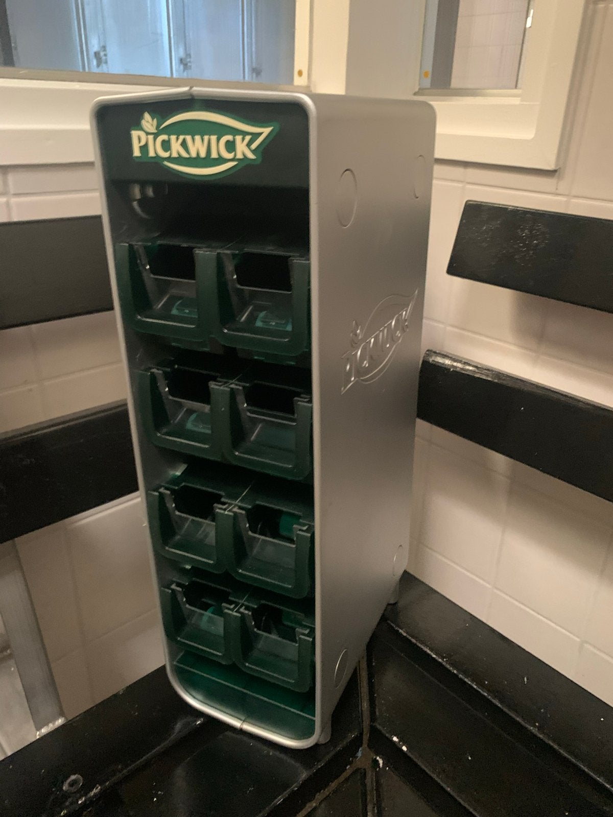Pickwick Thee Houder - Handige Thee Organizer, Ophalen, Gebruikt, Grijs, Kunststof