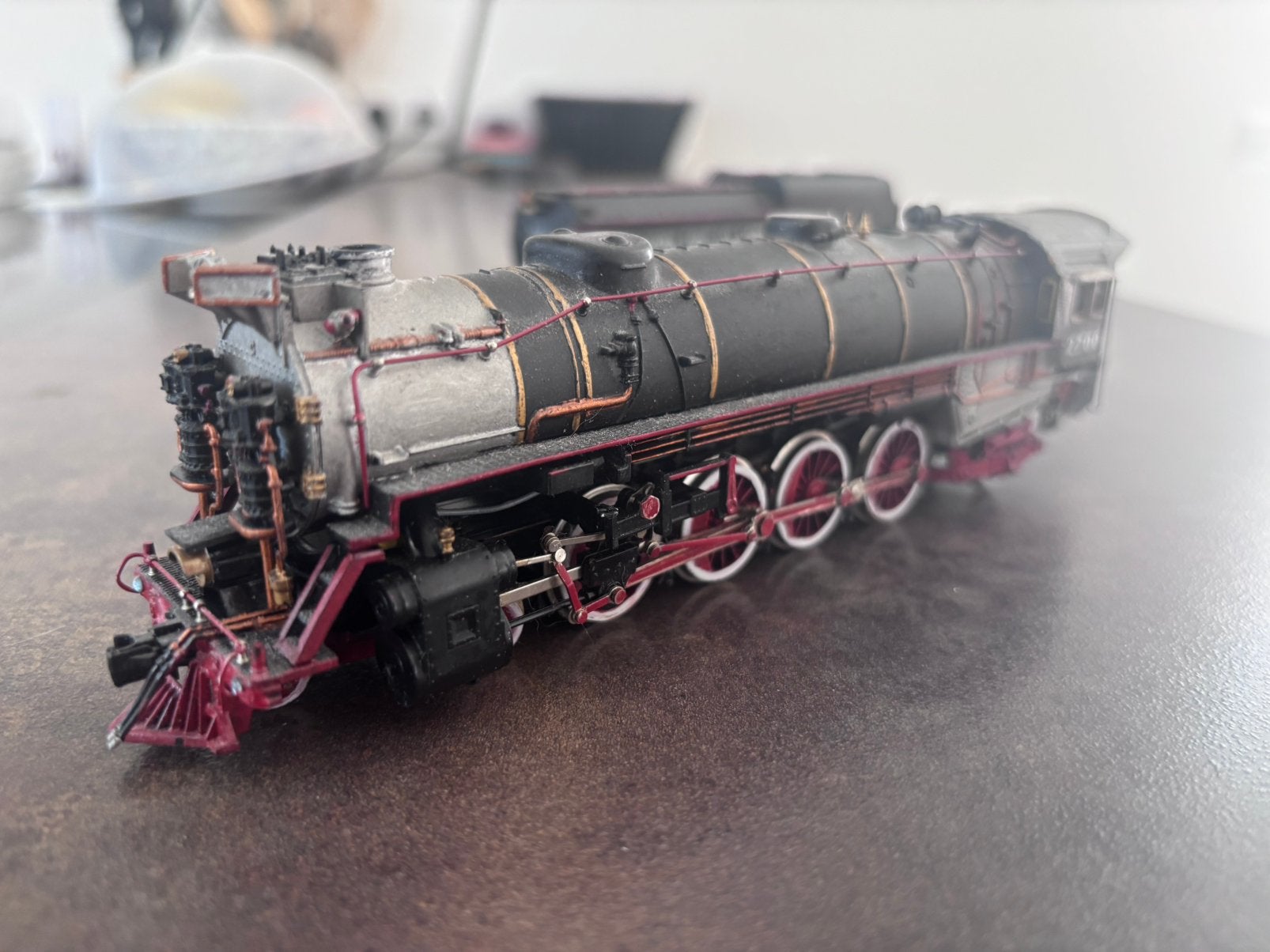 Oude HO stoomlocomotief 2700 – defect – voor verzamelaar, Gebruikt, Ophalen of Verzenden, Analoog, Märklin