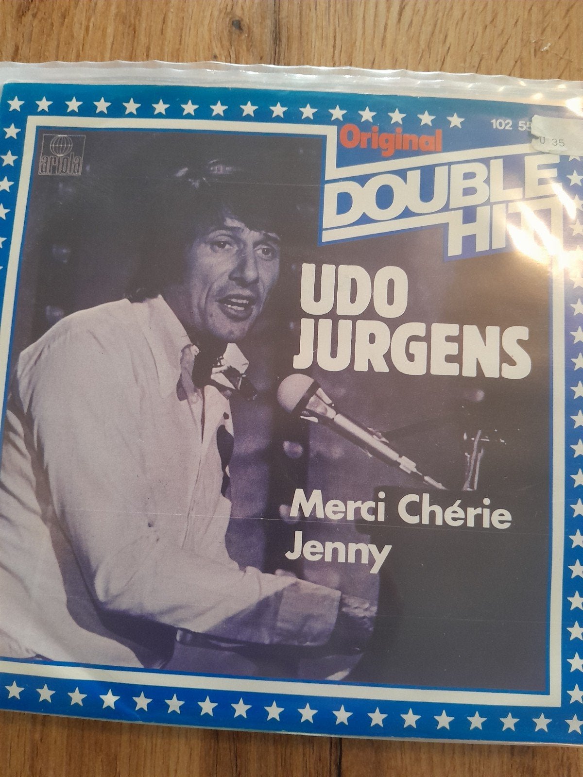 Udo jurgens 7inch. Merci cherie, Cd's en Dvd's, Vinyl | Jazz en Blues, Ophalen of Verzenden
