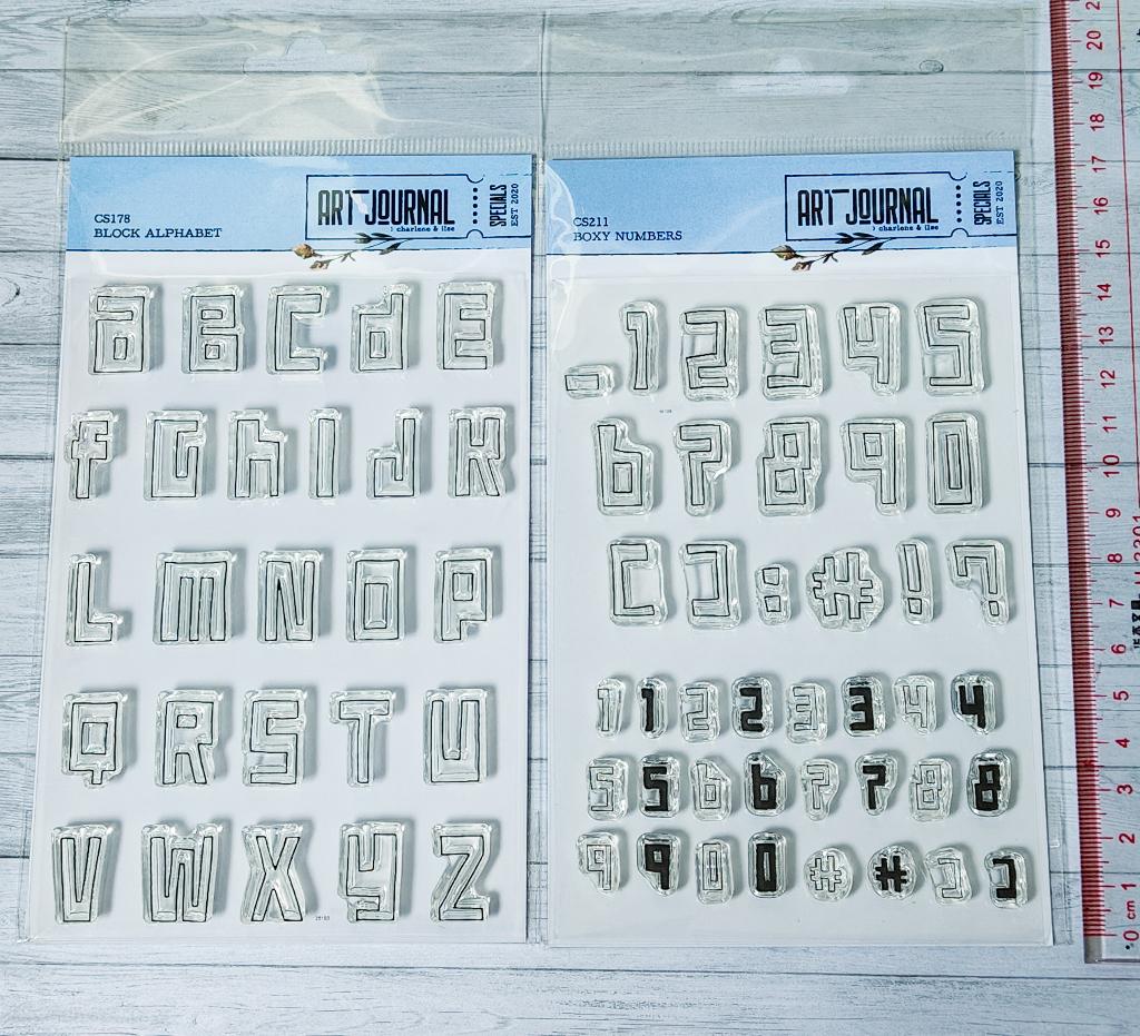 Elizabeth Craft Design Block Alphabet + Boxy Numbers, Ophalen of Verzenden, Nieuw, Overige typen, Overige merken