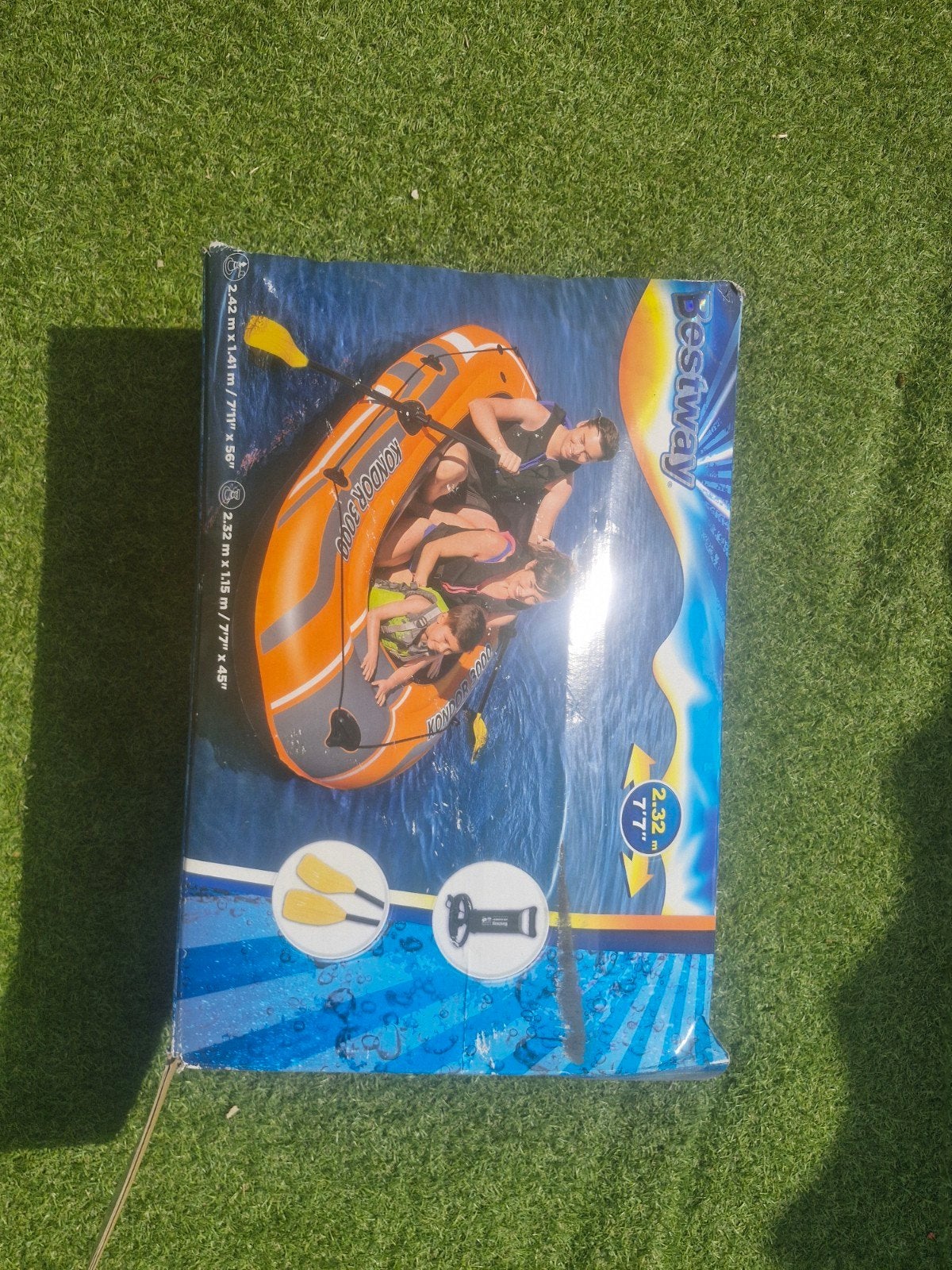 Bestway Kondor 3000 Opblaasboot - Nieuw in doos, Ophalen of Verzenden, Nieuw