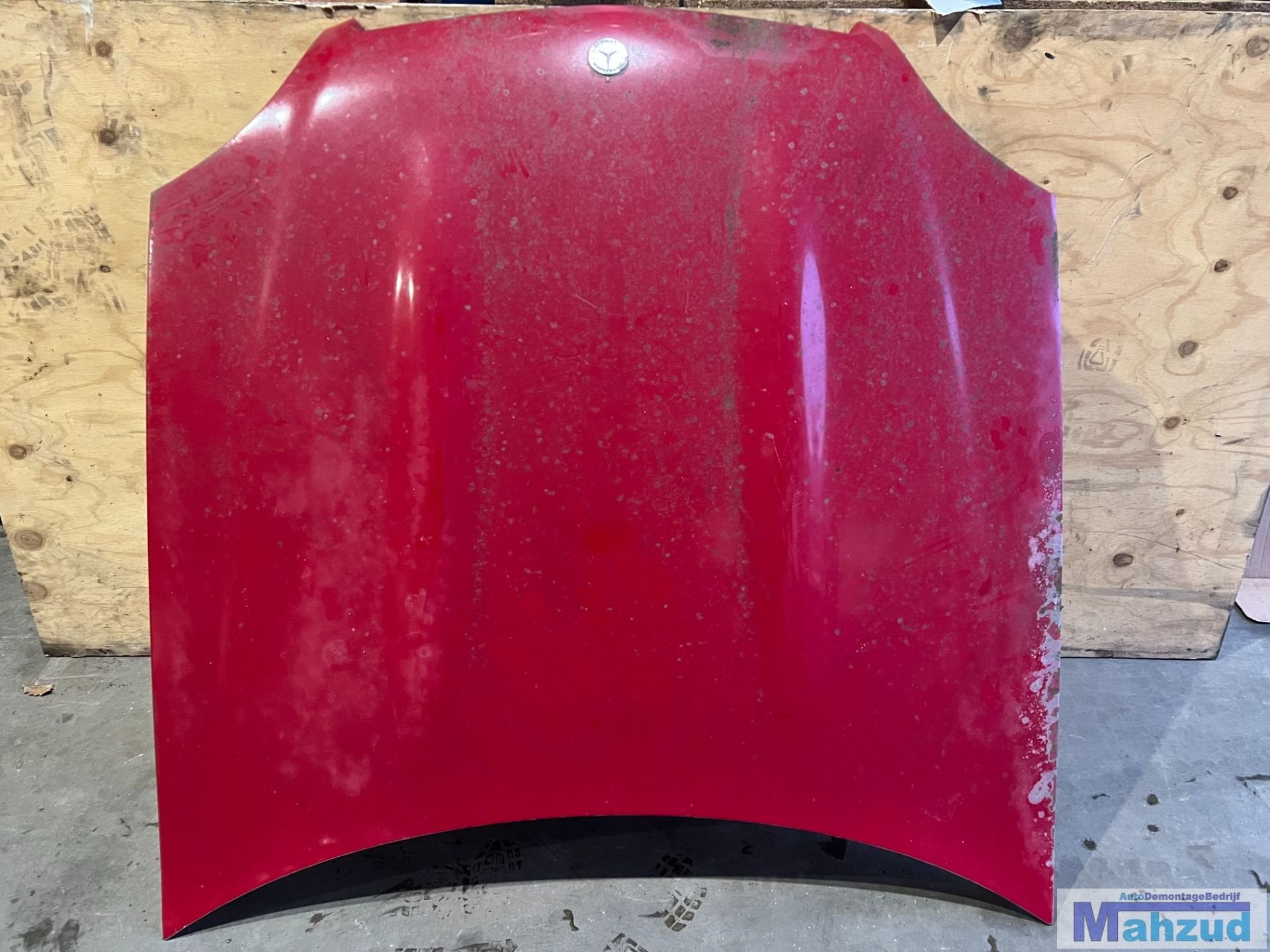 MERCEDES SLK R170 ROOD H582 motorkap 1996-2000, Gebruikt, Mercedes-Benz AG, Mercedes-Benz, Ophalen of Verzenden