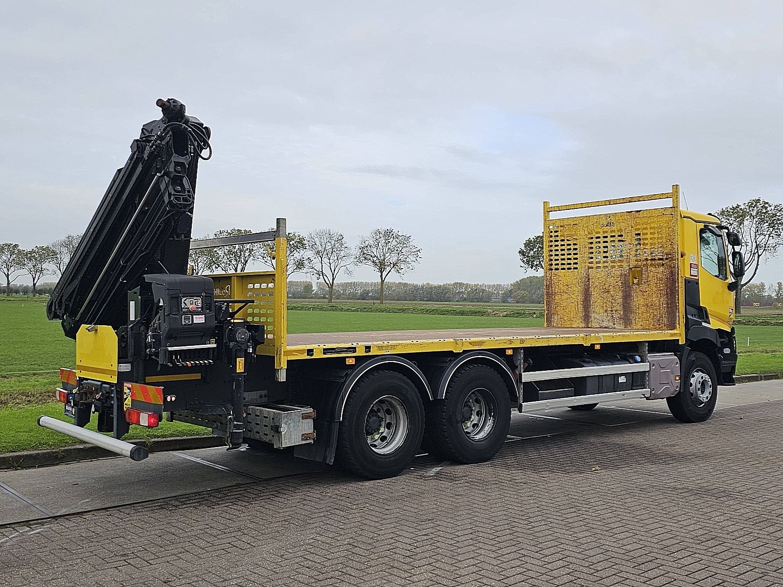 RENAULT C 380 6X4 HIAB 188ES4, Auto's, Automaat, Euro 6, Renault, Verwarmde buitenspiegels