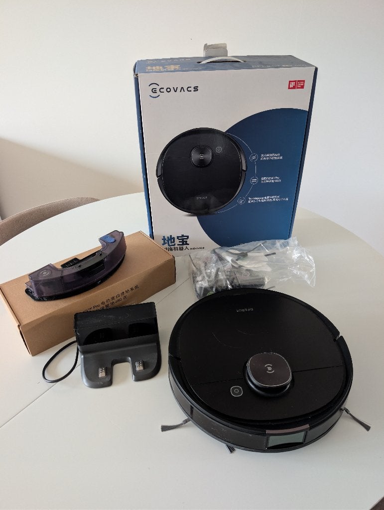 Ecovacs Deebot OZMO T8 AIVI robotstofzuiger met dweilfunctie, Gebruikt, Ophalen of Verzenden, Ecovacs, Robotstofzuiger