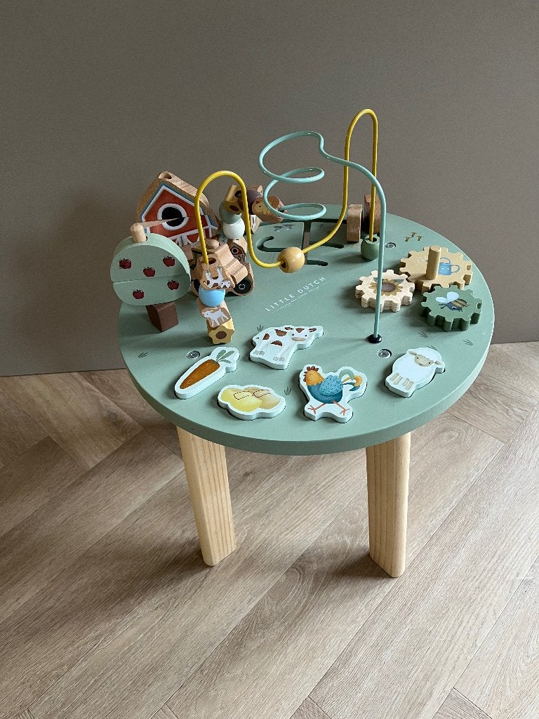 Little Dutch Little Farm Activiteitentafel, Ophalen, Zo goed als nieuw