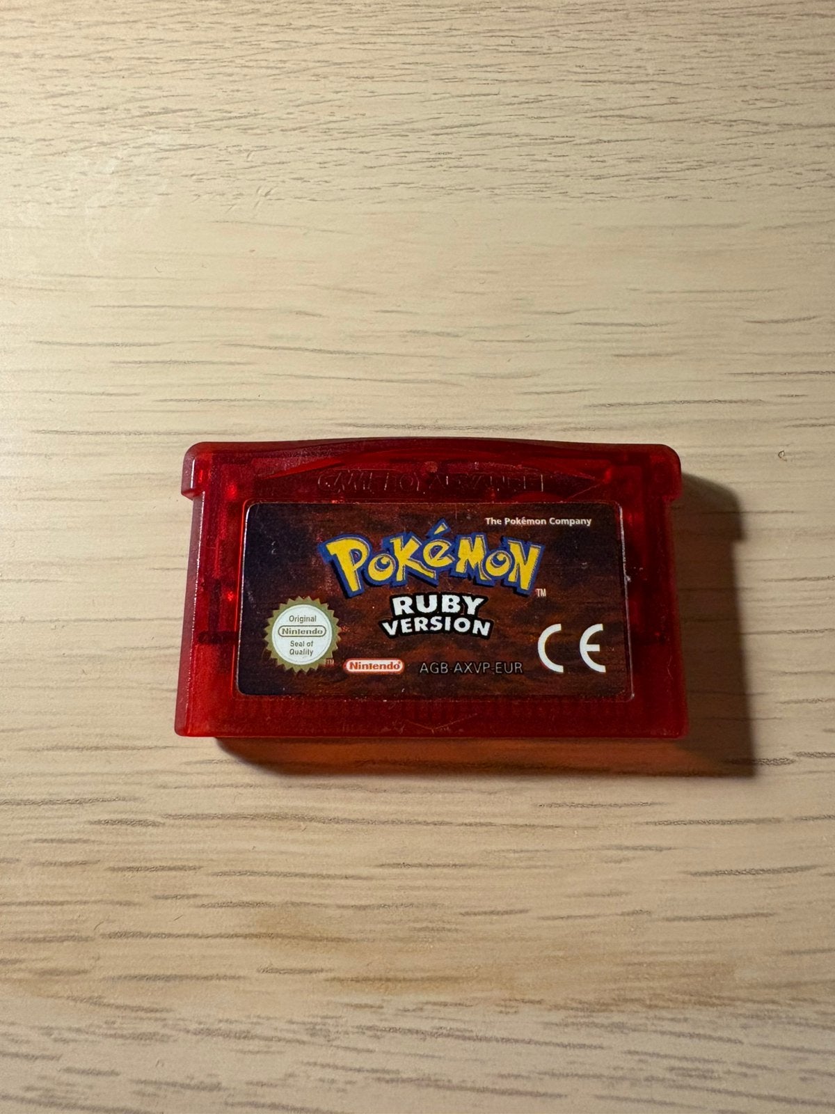 Pokemon Ruby - Game Boy Advance, Spelcomputers en Games, 1 speler, Ophalen of Verzenden, Zo goed als nieuw, Role Playing Game (Rpg)