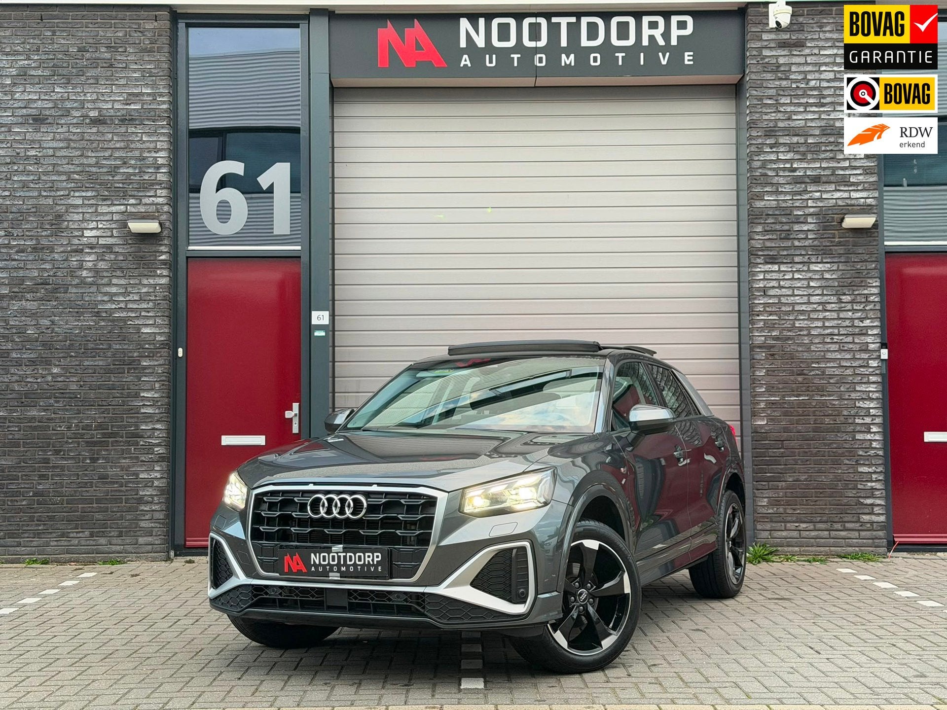 Audi Q2 35 TFSI S Edition/PANO/S-LINE/CAMERA/KEYLESS/BTW, Auto's, Audi, Q2, 4 cilinders, 150 pk, Leder en Stof