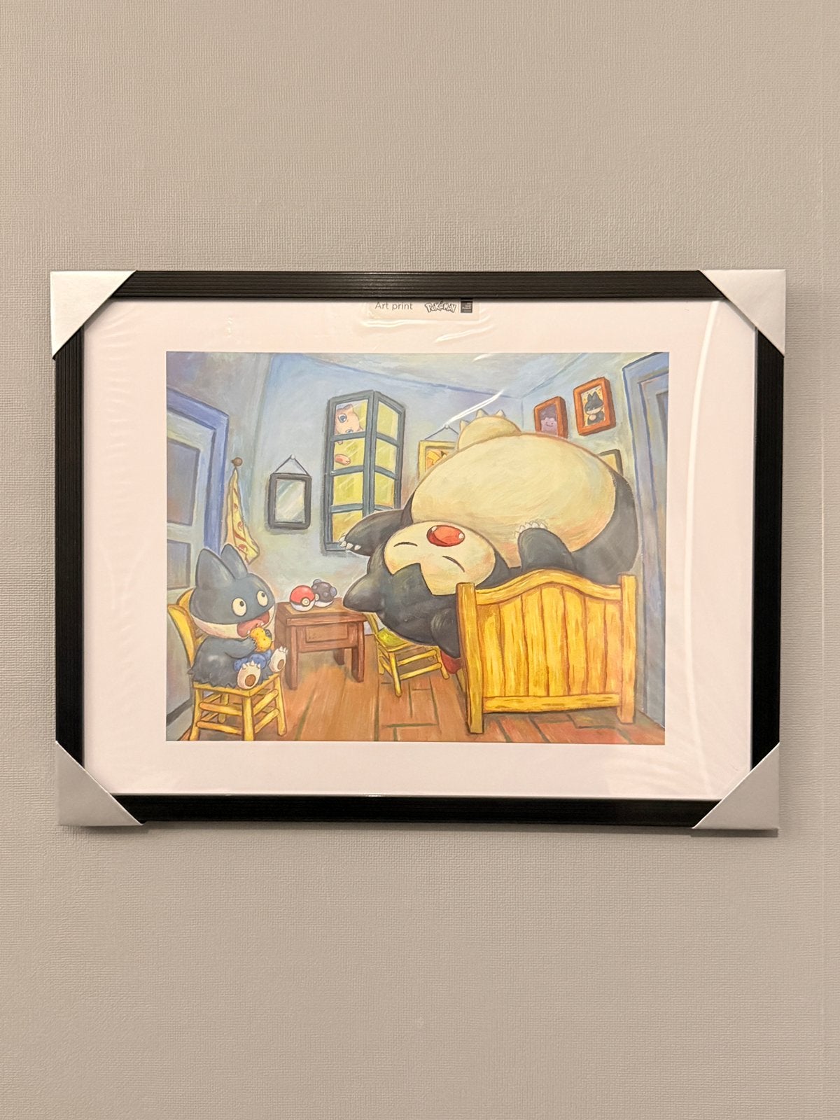 Pokémon Van Gogh Art Print Snorlax & Munchlax 30x40, Hobby en Vrije tijd, Verzamelkaartspellen | Pokémon, Ophalen of Verzenden