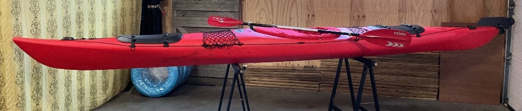 ZGAN Kajak Prijon 510 met roer een geheel complete set!, Ophalen, Zo goed als nieuw, 1-persoons