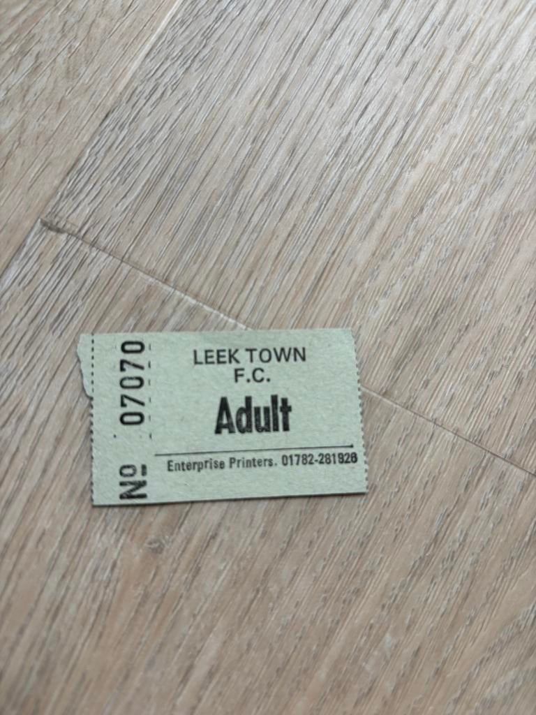 Leek Town Ticket, Ophalen of Verzenden, Overige typen