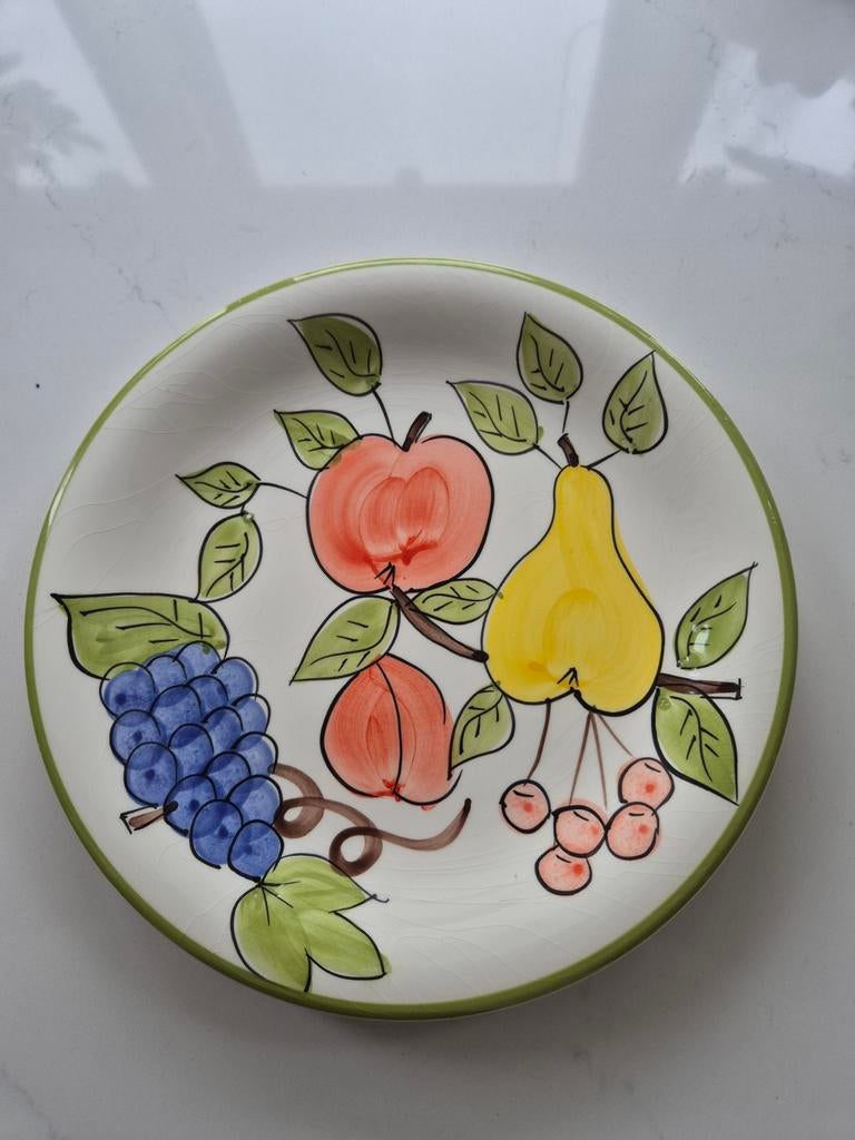 Vintage C.M.S  Italy fruitbord, Ophalen of Verzenden, Gebruikt, Overige stijlen, Bord(en)