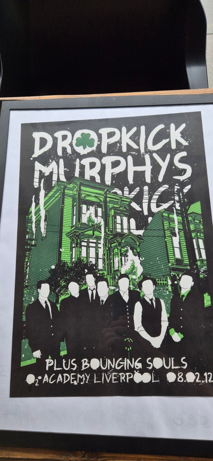 Dropkick Murphys , Bouncing Souls concert poster, Verzamelen, Ophalen, A1 t/m A3, Muziek