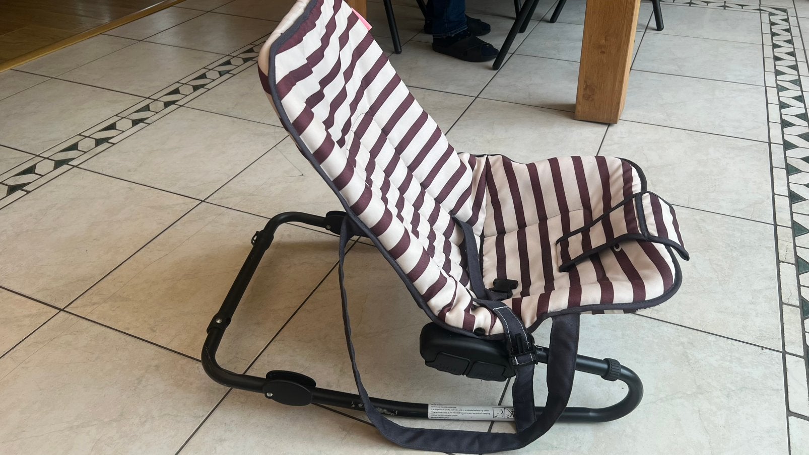 Wip- schommelstoeltje. Tot plm 10 kg., Kinderen en Baby's, Wipstoeltjes, Ophalen, Gebruikt, Wipstoel, Verstelbaar