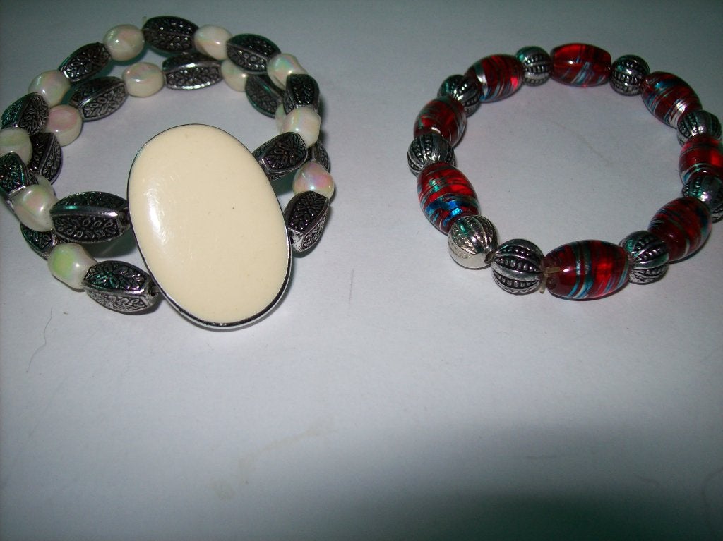 Armband set rek Modellen steen Kraal Meer kleur, Overige materialen, Met bedels of kralen, Overige kleuren, Verzenden
