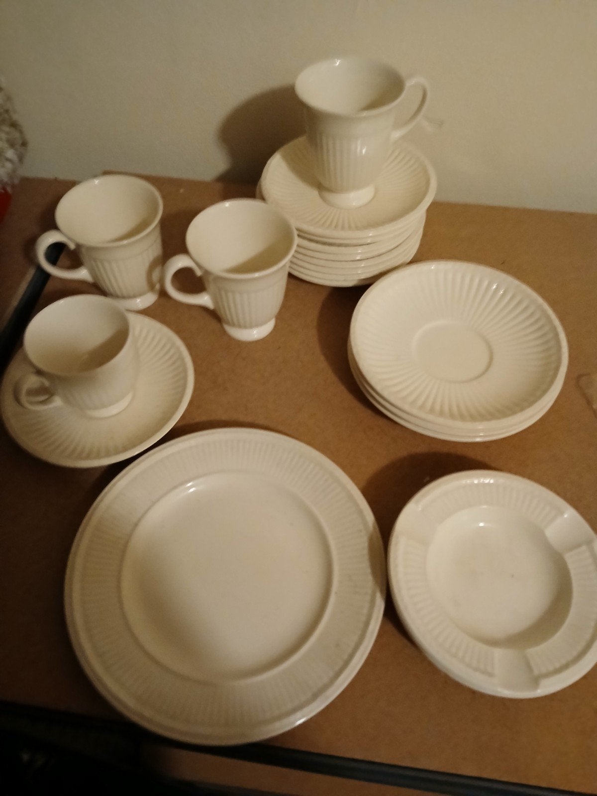 Wedgwood Edme diverse kop en schotels, asbak, Gebruikt, Ophalen of Verzenden, Kop(pen) en/of Schotel(s), Wedgwood