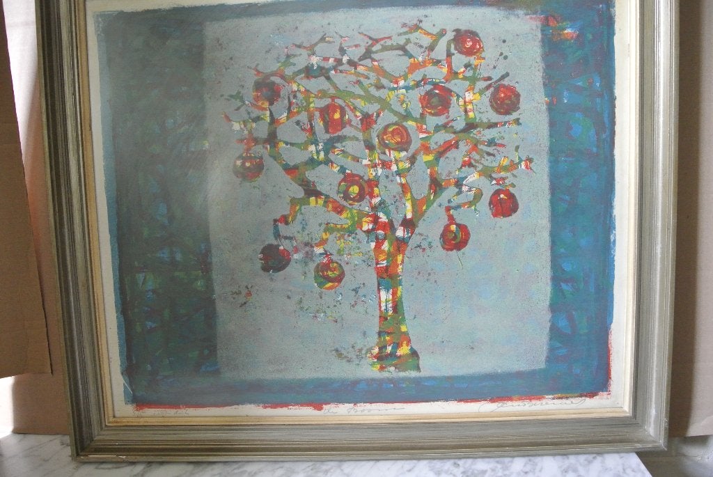 jan bezemer litho Boom, Ophalen
