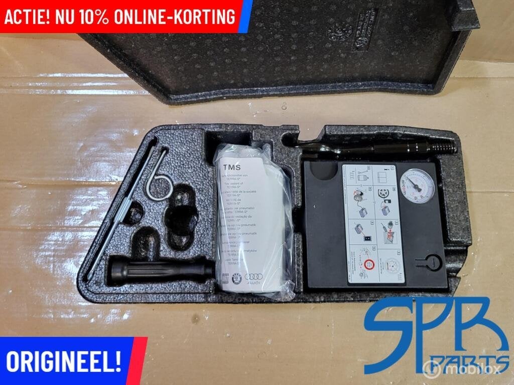 BANDEN LUCHT COMPRESSOR 12V REPERATIE NOOD SET SCHUIM POMP, Auto diversen, Wieldoppen, VOLKSWAGEN, Nieuw, Ophalen of Verzenden