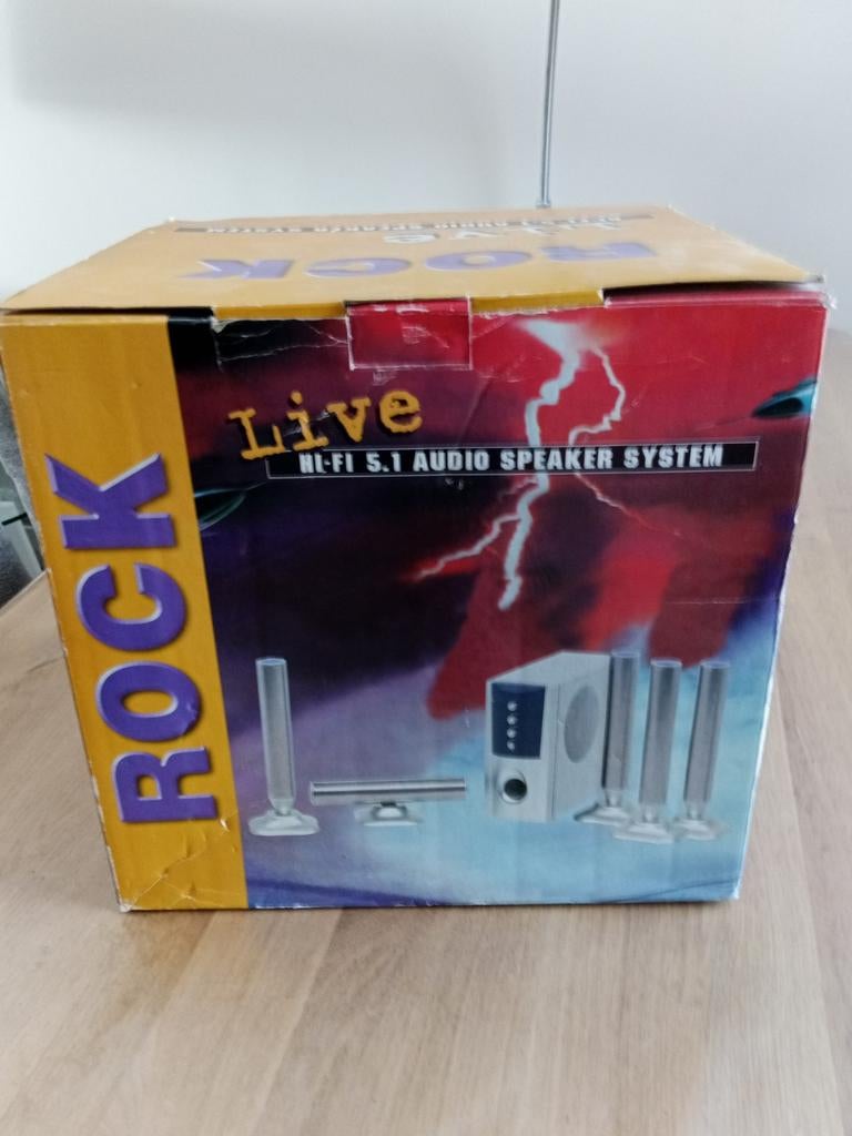 Rock Live Hi-Fi 5.1 Audio Speaker System, Overige merken, Nieuw, Ophalen of Verzenden, Complete surroundset