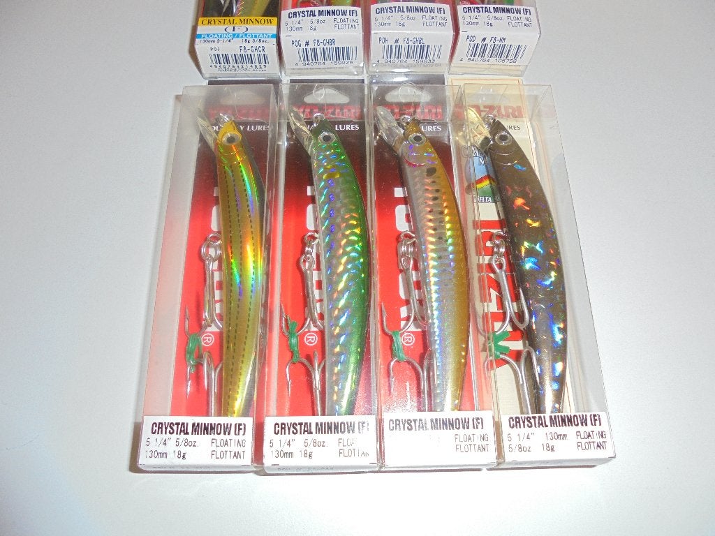 Yo-Zuri Crystal Minnow 13cm 18g Floating ZeeBaars Rapala., Ophalen of Verzenden, Nieuw, Overige typen