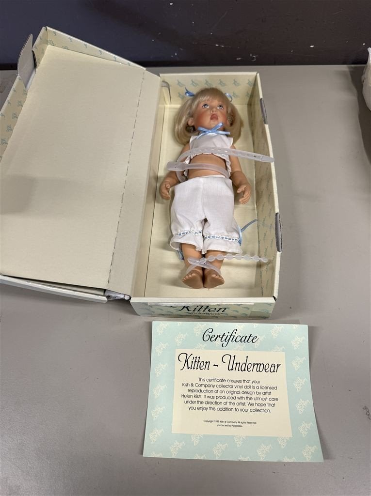 pop - Kish Helen kitten doll - Underwear - artist doll nieuw, Ophalen of Verzenden, Nieuw, Pop