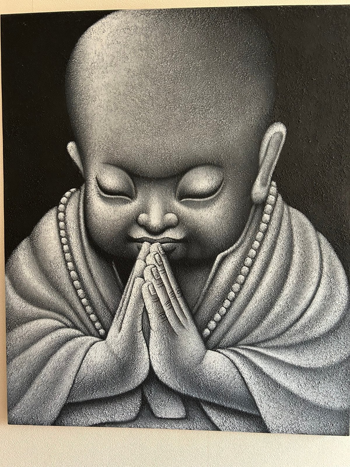Boeddha schilderij, Ophalen, Schilderij, Overige technieken, Origineel