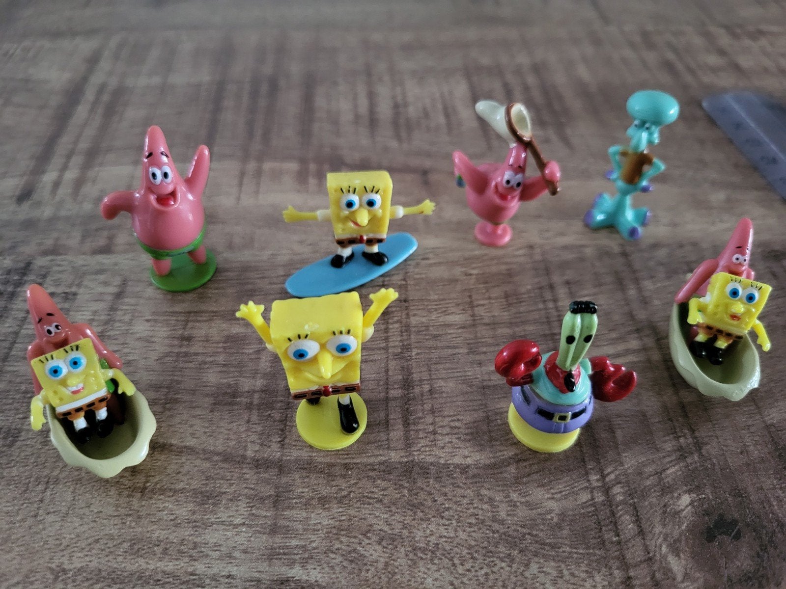 SpongeBob SquarePants Figuren Set - 8 Stuks, Ophalen of Verzenden, Gebruikt