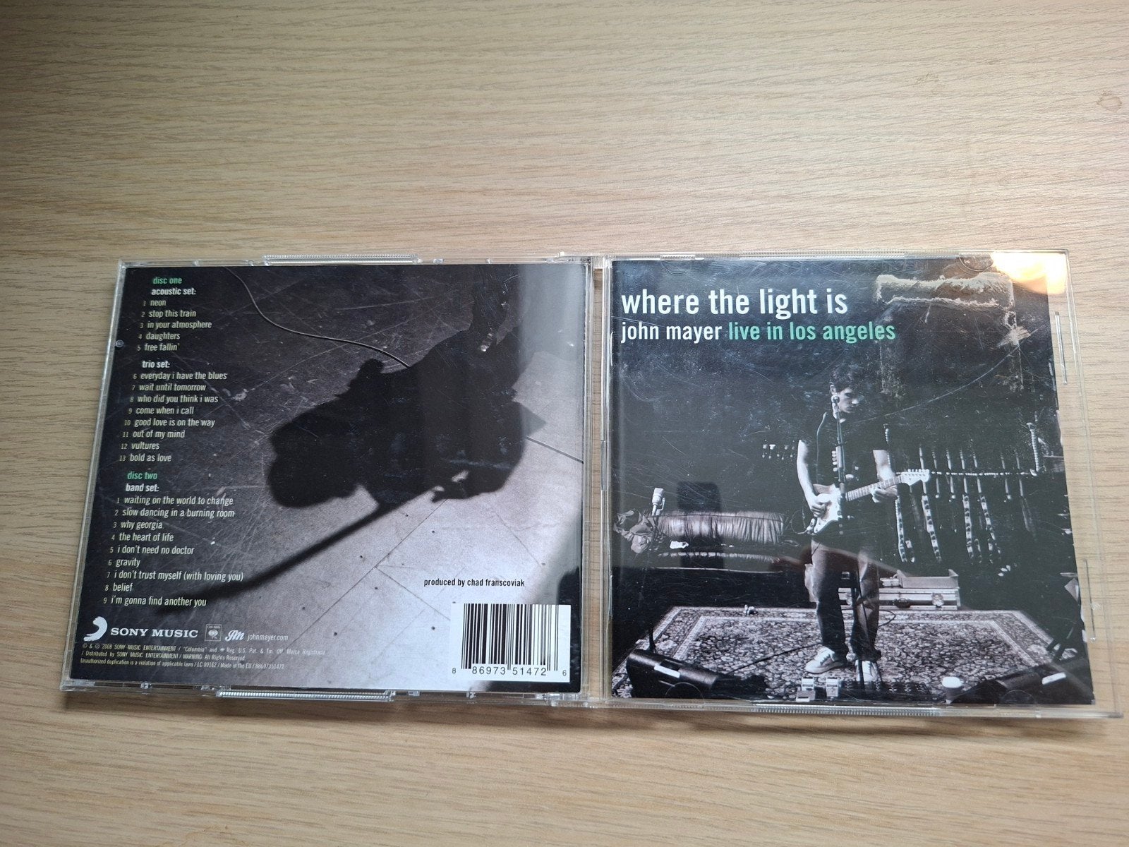 2cd john mayer where the light is, Ophalen of Verzenden, Zo goed als nieuw, Poprock