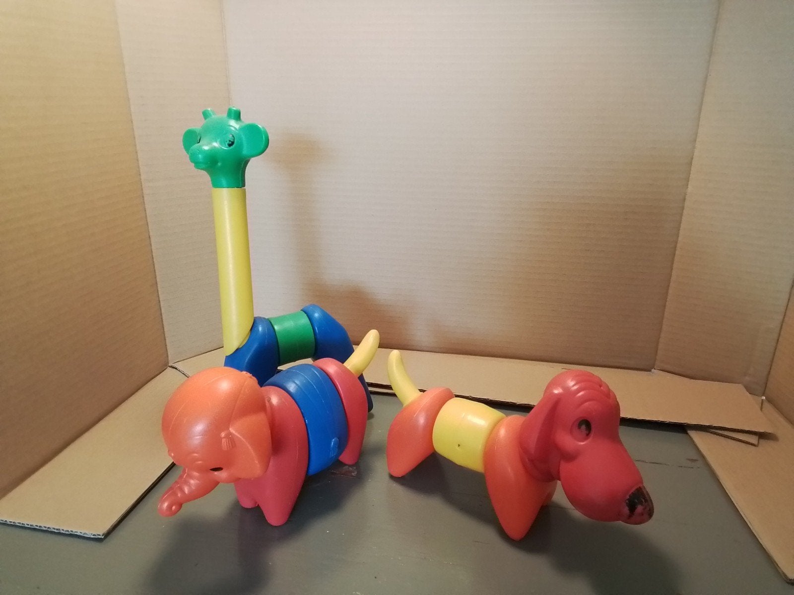 Vintage Fisher-Price Snap & Play Dieren Speelgoed, Kinderen en Baby's, Ophalen of Verzenden, Gebruikt, Overige typen