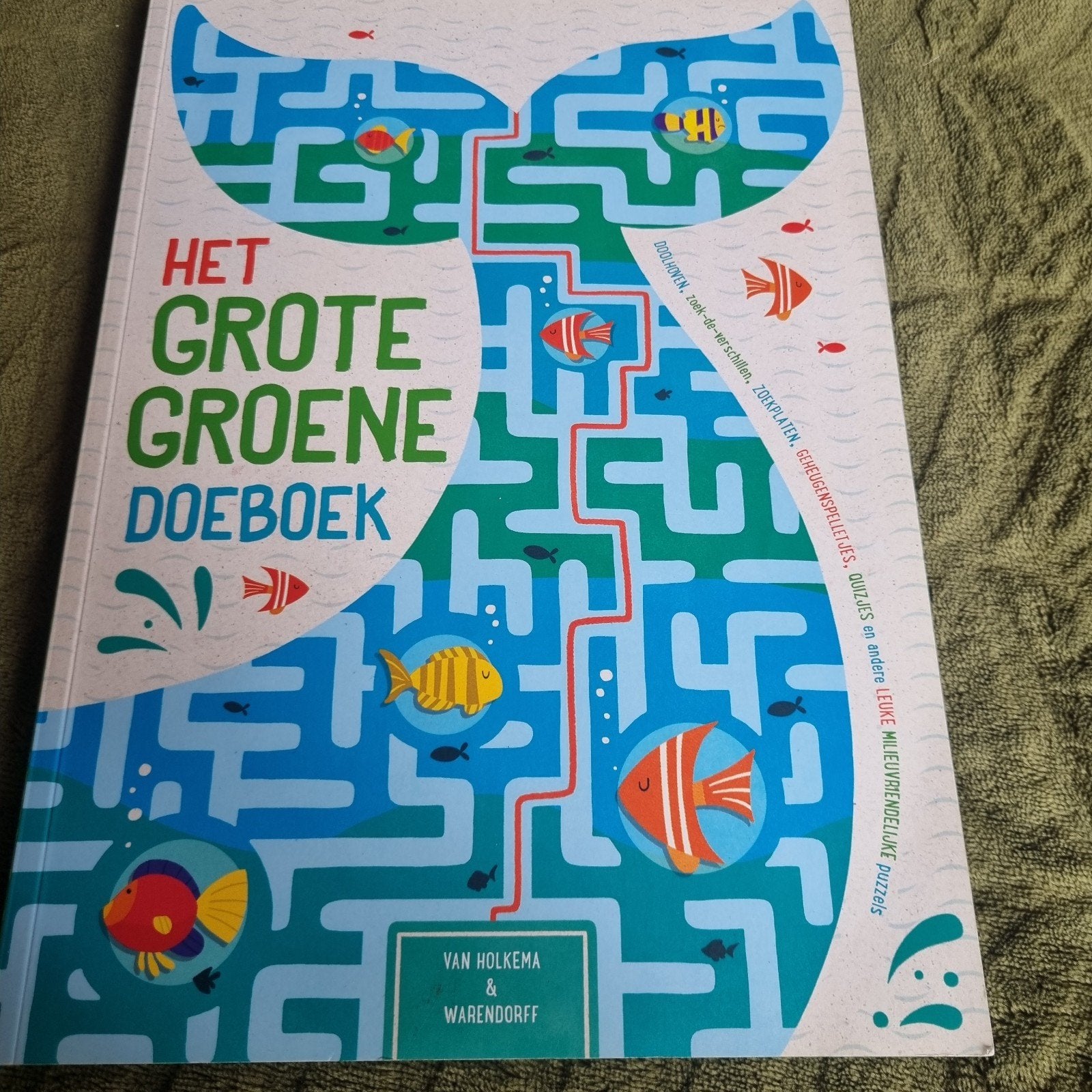 Het Grote Groene Doeboek - Milieuvriendelijke Puzzels, Ophalen of Verzenden, Zo goed als nieuw, Van Holkema & Warendorf, Non-fictie