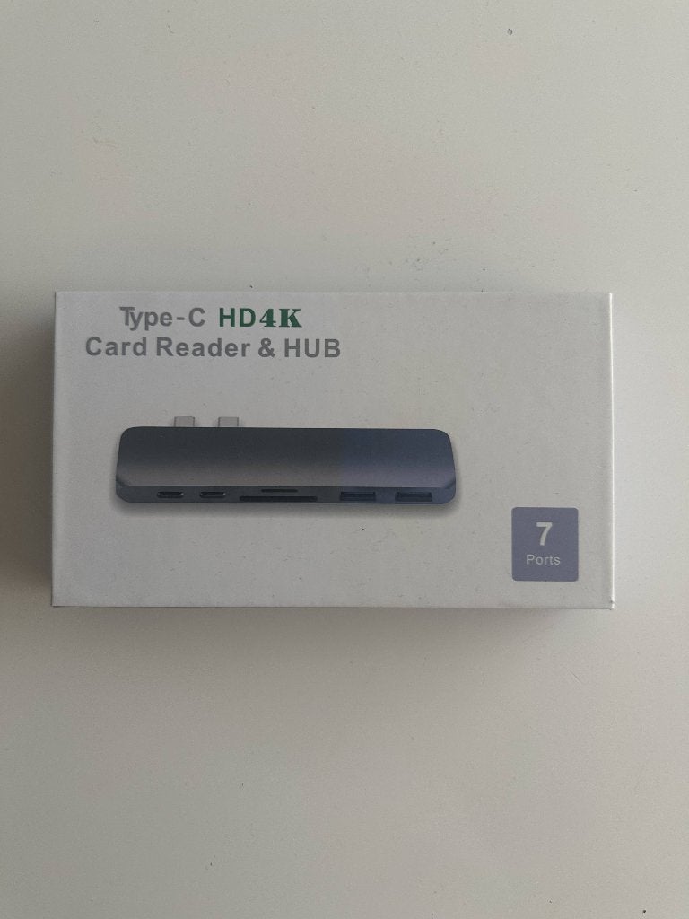 Apple MacBooks - Card Reader & HUB - 7-in-1 adapter, Computers en Software, Geheugenkaartlezers, Nieuw, Verzenden