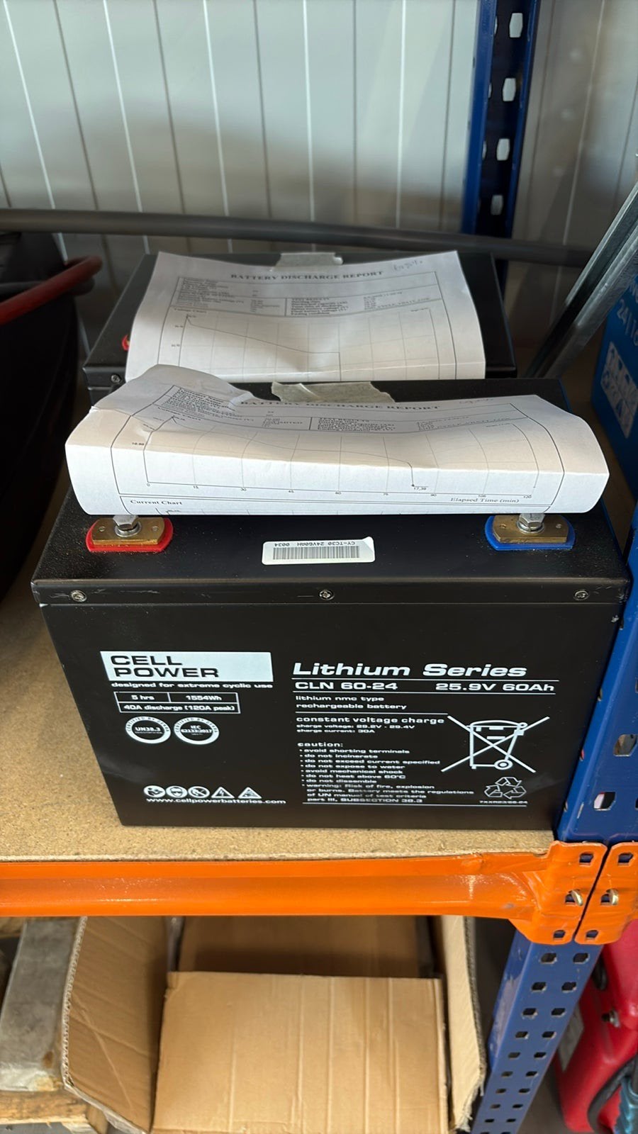 2x 24 volt lithium batterij, Caravans en Kamperen, Koelboxen, Ophalen of Verzenden, Zo goed als nieuw, Elektrisch