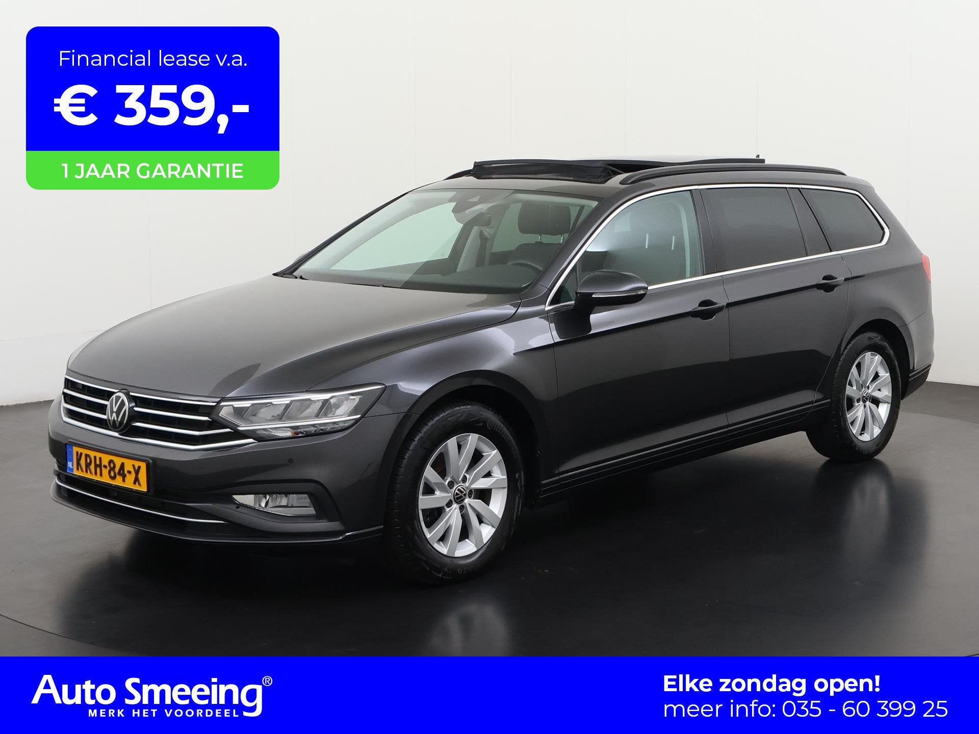 Volkswagen Passat Variant 1.5 TSI Business DSG | Panoramadak, Auto's, 12 maanden, 4 cilinders, 1600 kg, 1371 kg