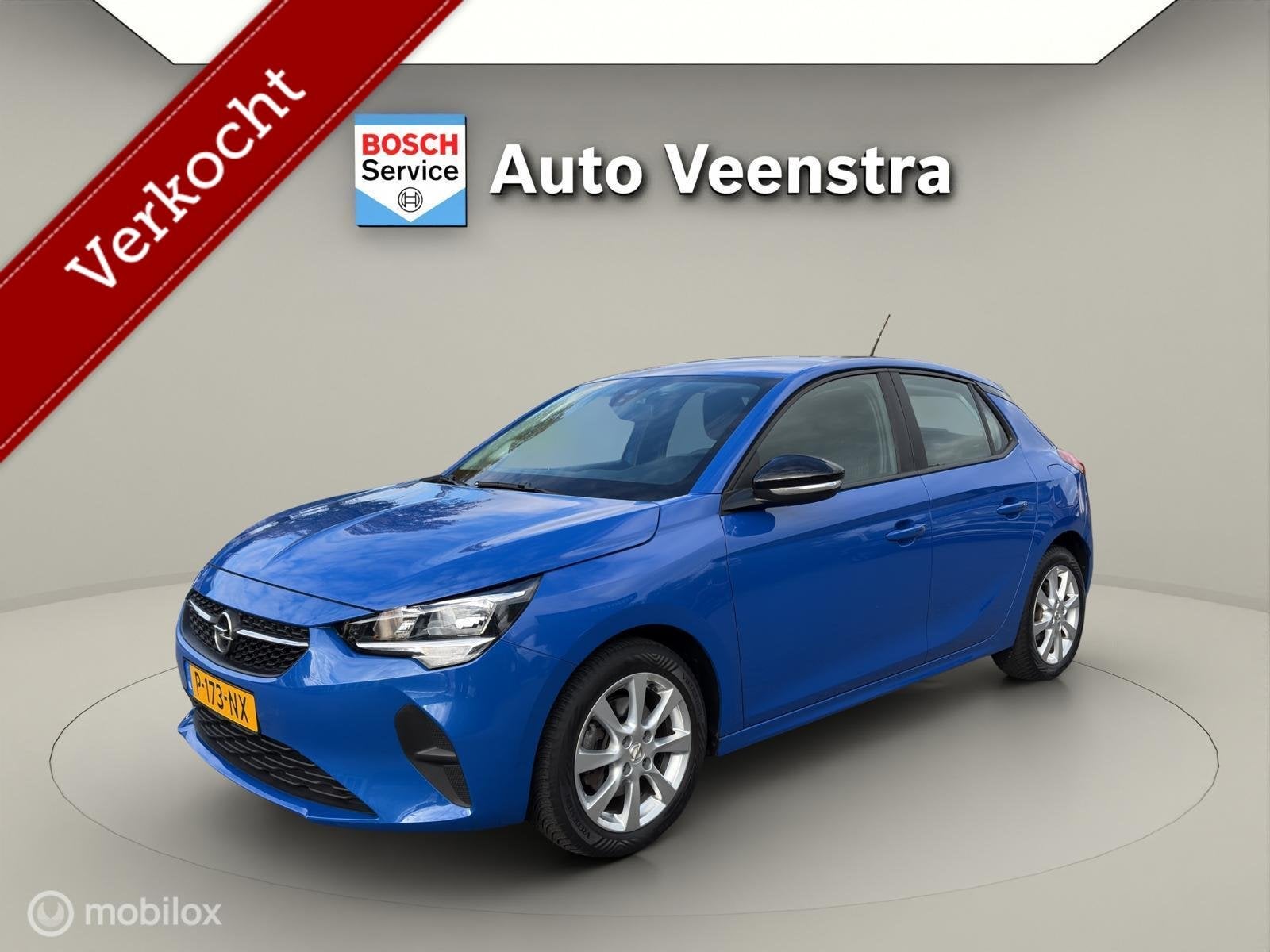 Opel Corsa 1.2 100PK Edition|NAVIGATIE|PDC|CARPLAY|NAP|DAB+, Voorwielaandrijving, Gebruikt, Met garantie (alle), Blauw