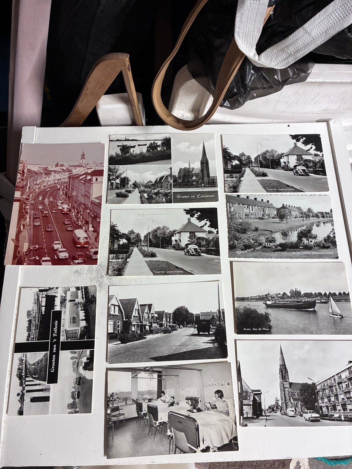 Grote collectie vintage ansichtkaarten (ca. 100 stuks), Ophalen of Verzenden, 1940 tot 1960, Gelopen, Noord-Holland
