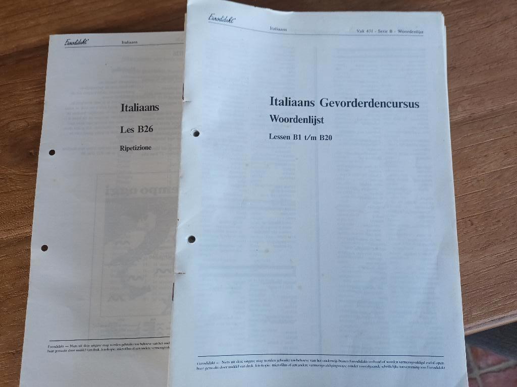 Cursus Italiaans gevorderden, Boeken, Taal | Overige Talen, Ophalen, Zo goed als nieuw, Diverse, Italiaans