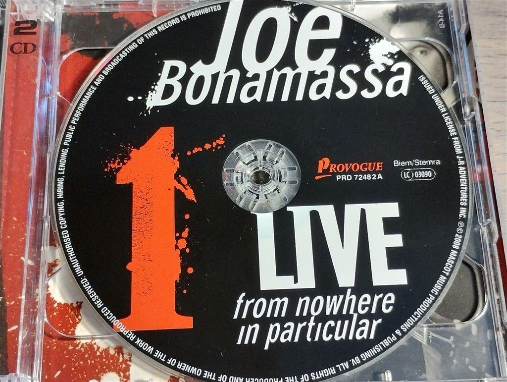 Joe Bonamassa - Live From Nowhere [2 CD], Ophalen of Verzenden, Gebruikt, Jazz