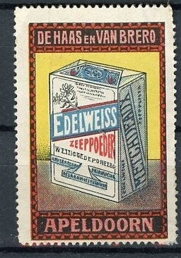 1900 Recamelabel Haas van Brero Apeldoorn (VK-34), Verzamelen, Ophalen, Gebruikt